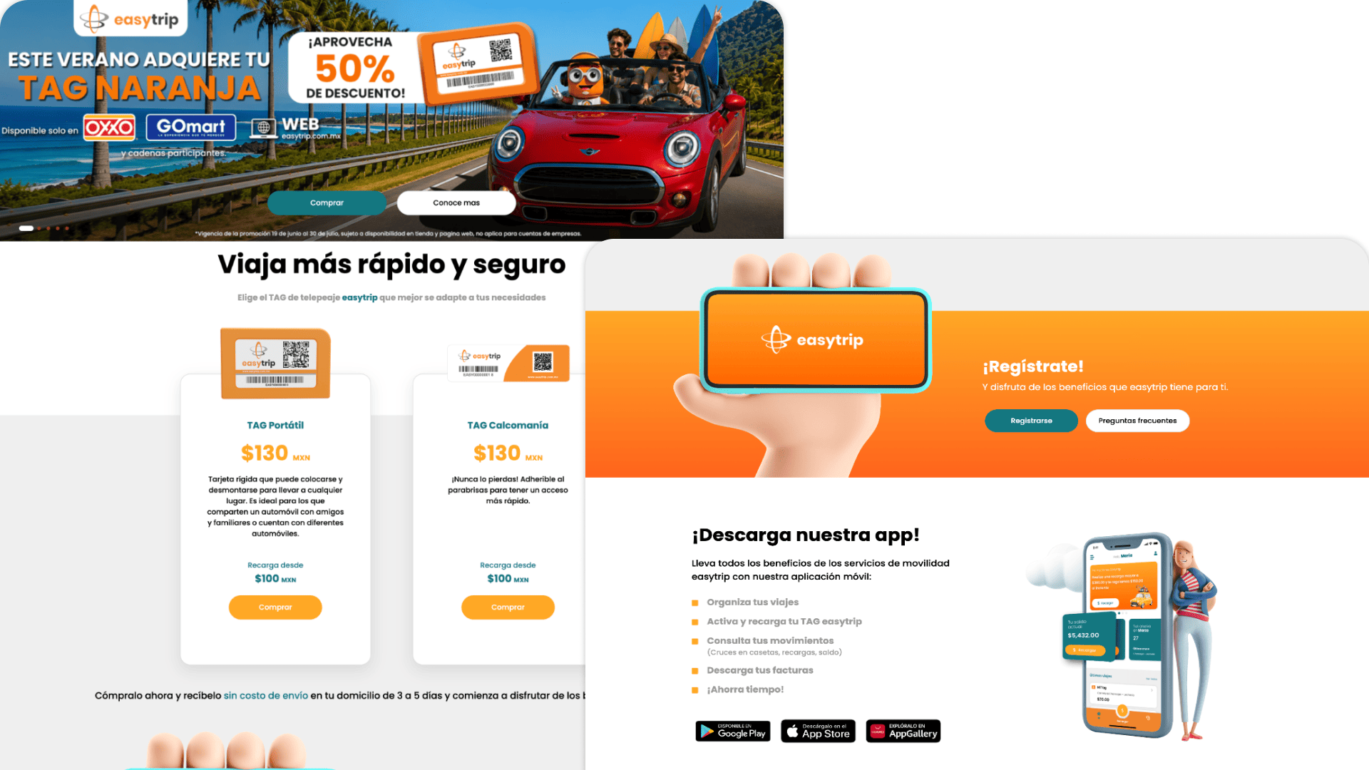 Easytrip — sitio actual