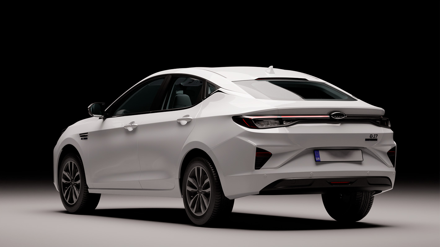 Animación 3D JAC — render de estudio 1