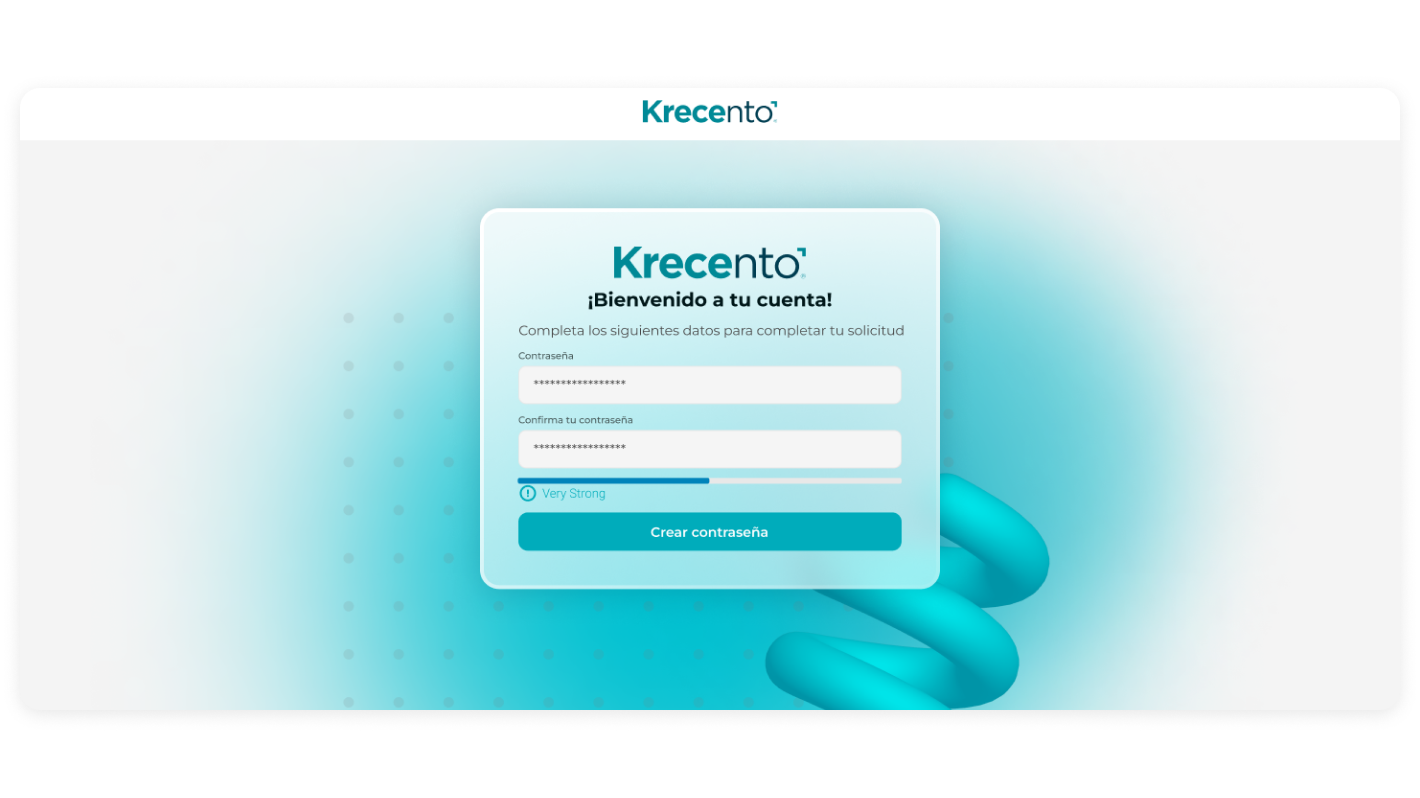 Krecento web — pantalla 3