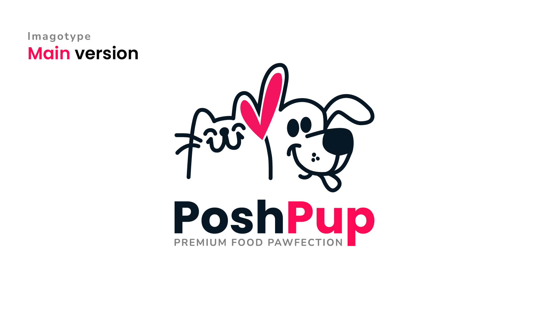 PoshPup — imagotipo, versión principal