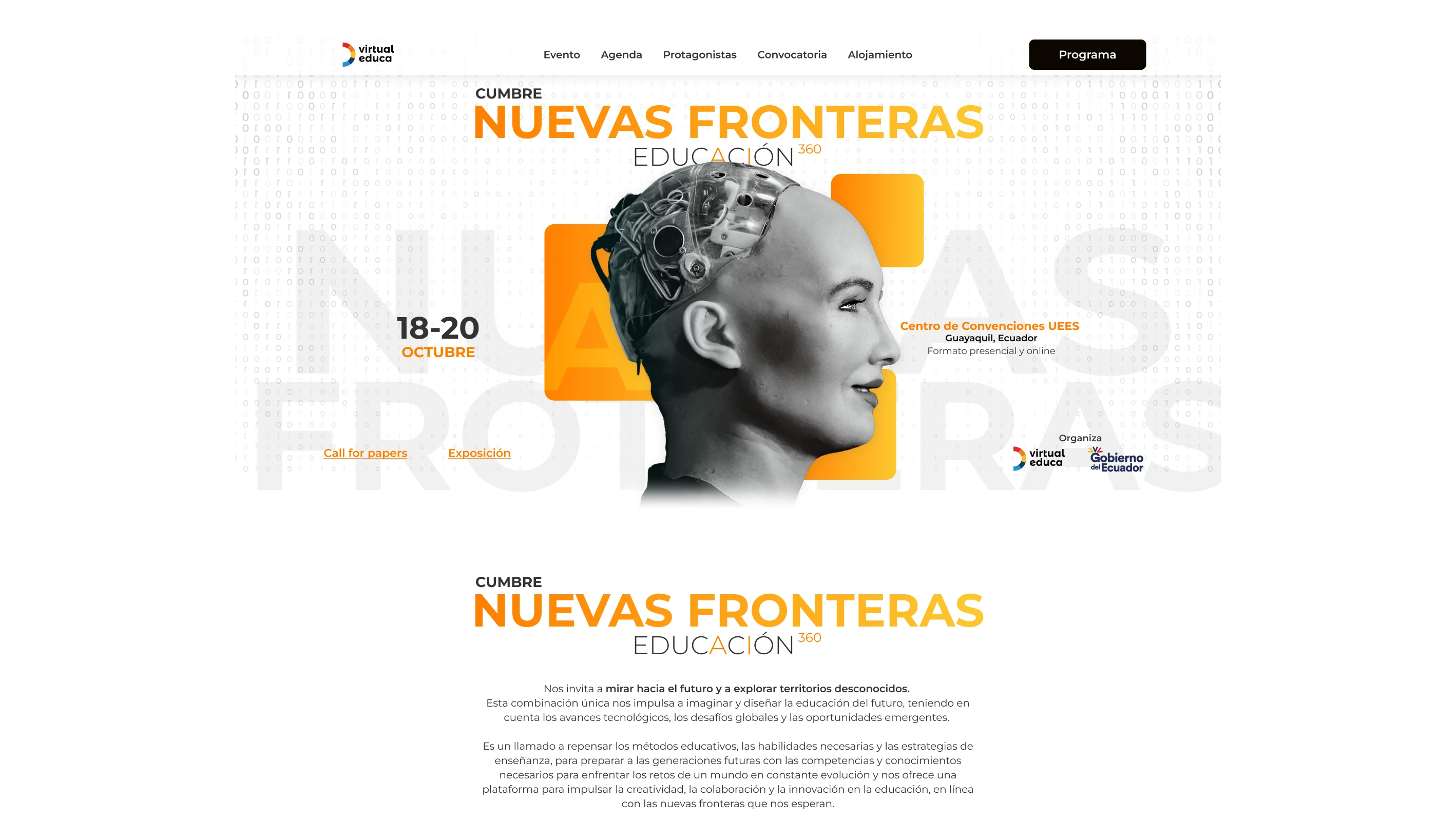 Virtual Educa — pantalla 2