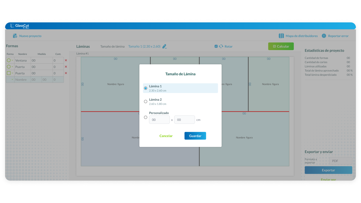 Vitro Optimizer — panel 2 lienzo