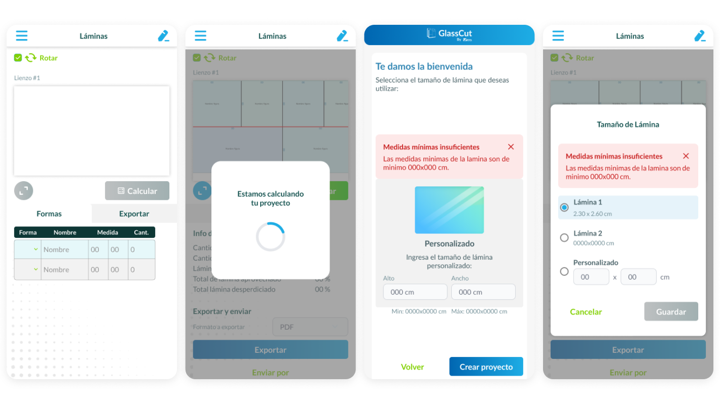Vitro Optimizer — versión móvil lienzo