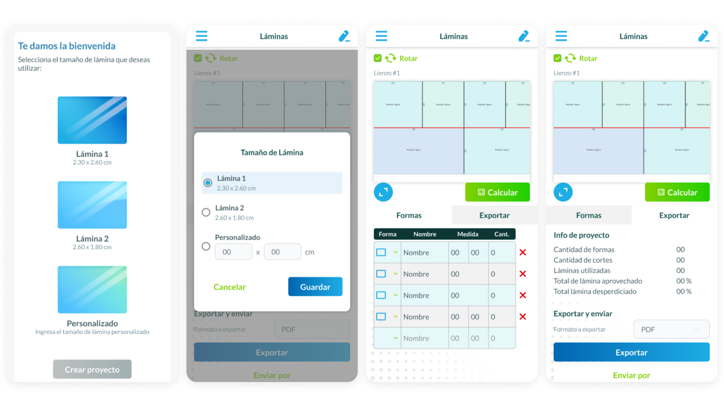 Vitro Optimizer — versión móvil paneles